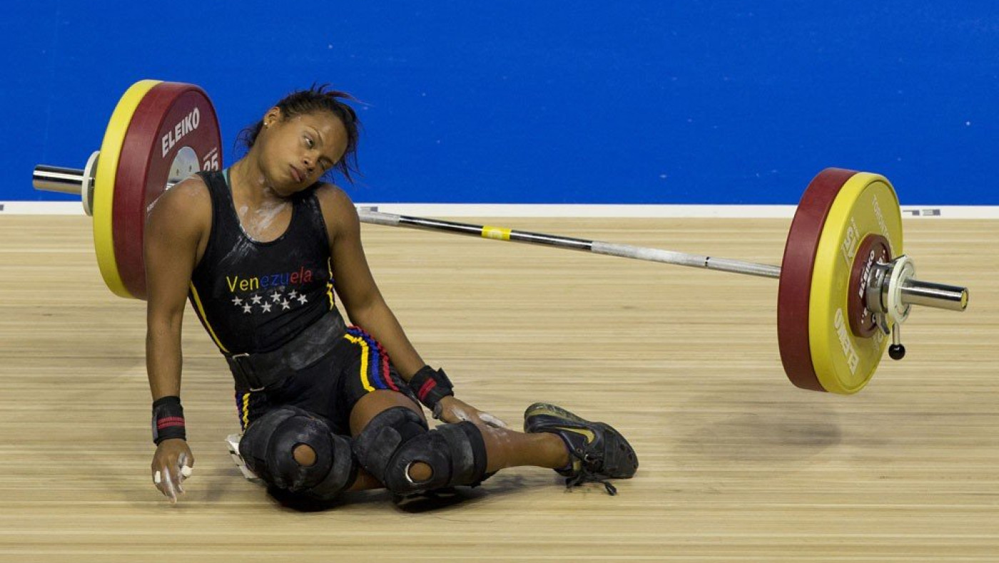 Σοκ με αρσιβαρίστρια στη Βενεζουέλα (vds) 