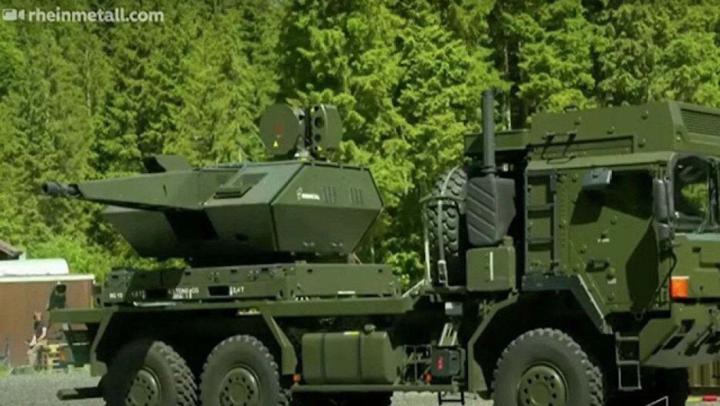 Υπερσύγχρονο αντιαεροπορικό πολυβόλο Rheinmetall εξαϋλώνει σμήνος drone - Βίντεο