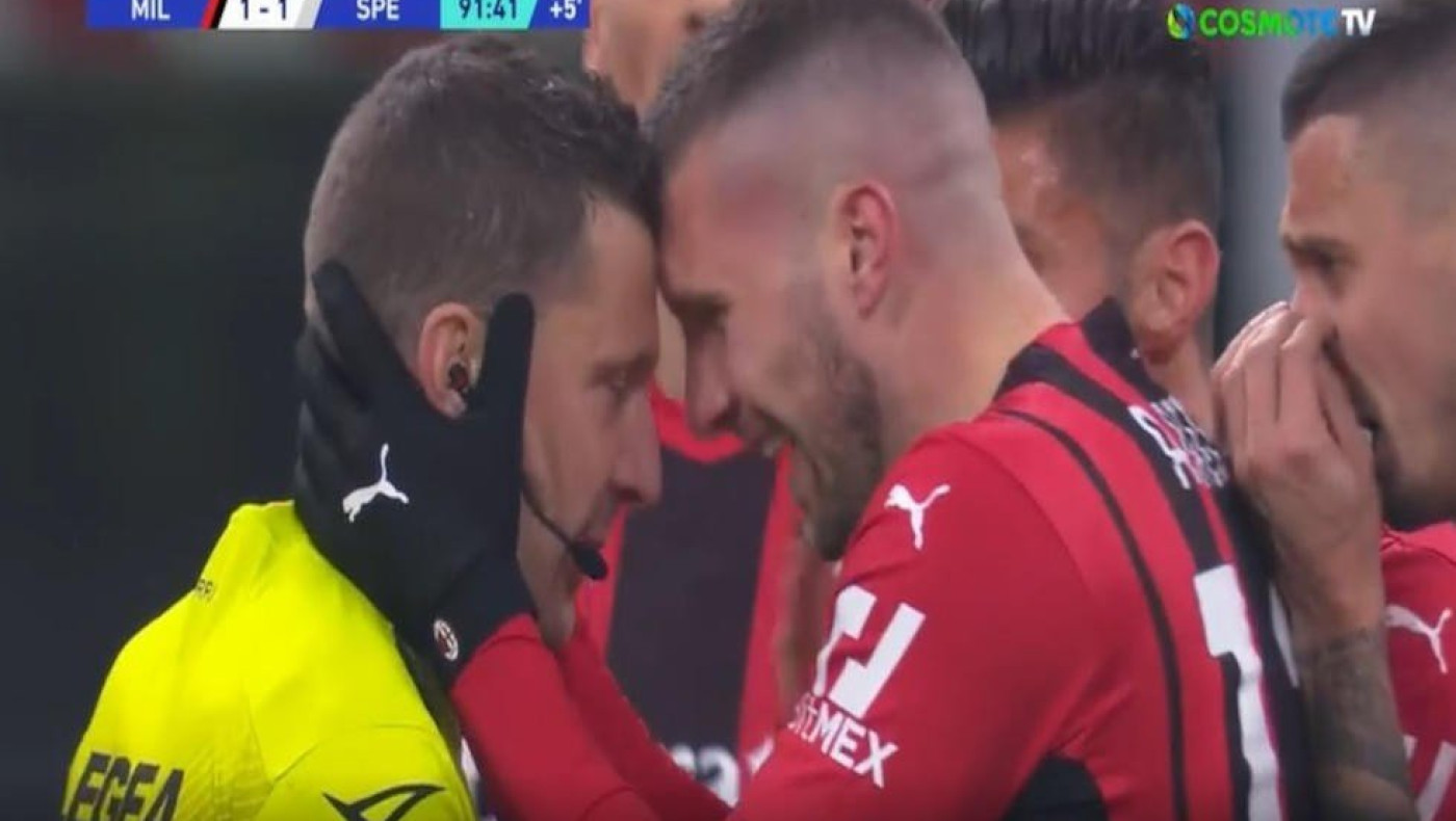 «Κλοπή» κατά της Μίλαν από το διαιτητή Σέρρα - Δείτε την απίστευτη φάση