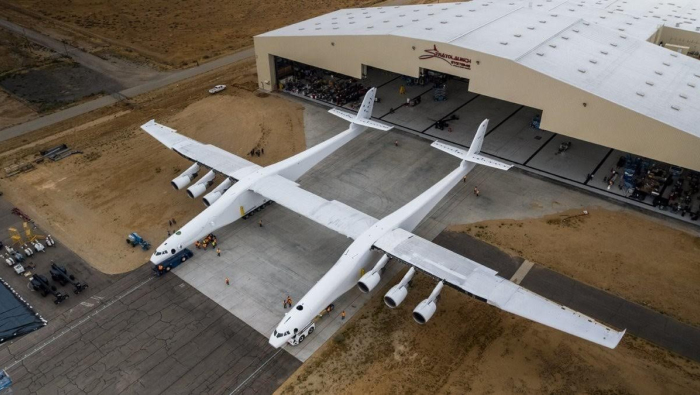 Stratolaunch: Το μεγαλύτερο αεροπλάνο του κόσμου πέταξε για τρίτη φορά