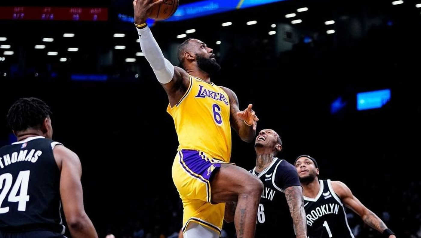 ΝΒΑ: Σπουδαίος Λεμπρόν, οι Λέικερς «καθάρισαν» τους Νετς