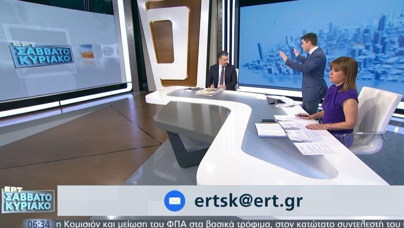 Απρόοπτο στον «αέρα» της ΕΡΤ με τον παρουσιαστή έτοιμο να κάνει... τούμπα!