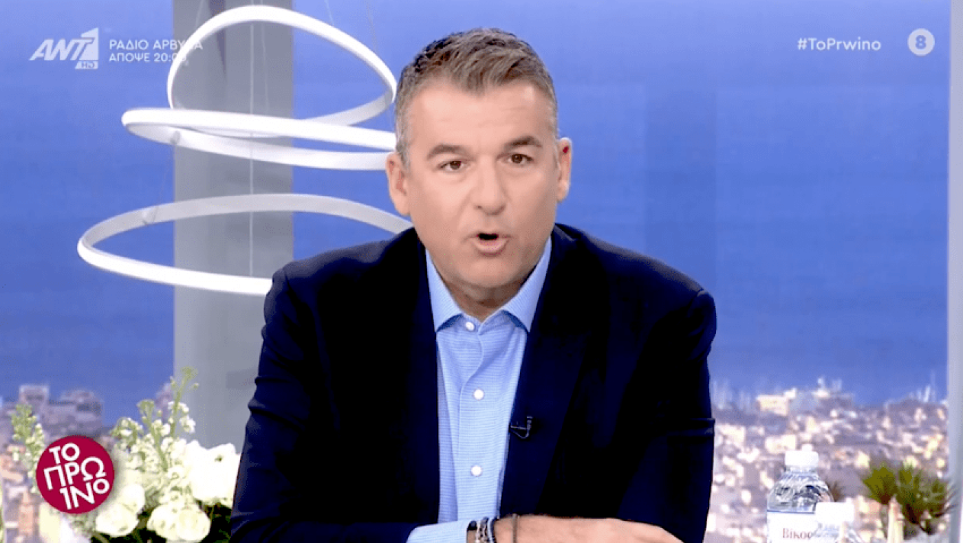 «Τα πήρε» ο Γιώργος Λιάγκας με τον Σπύρο Μπιμπίλα: «Έριξε τη μπάλα έξω!»