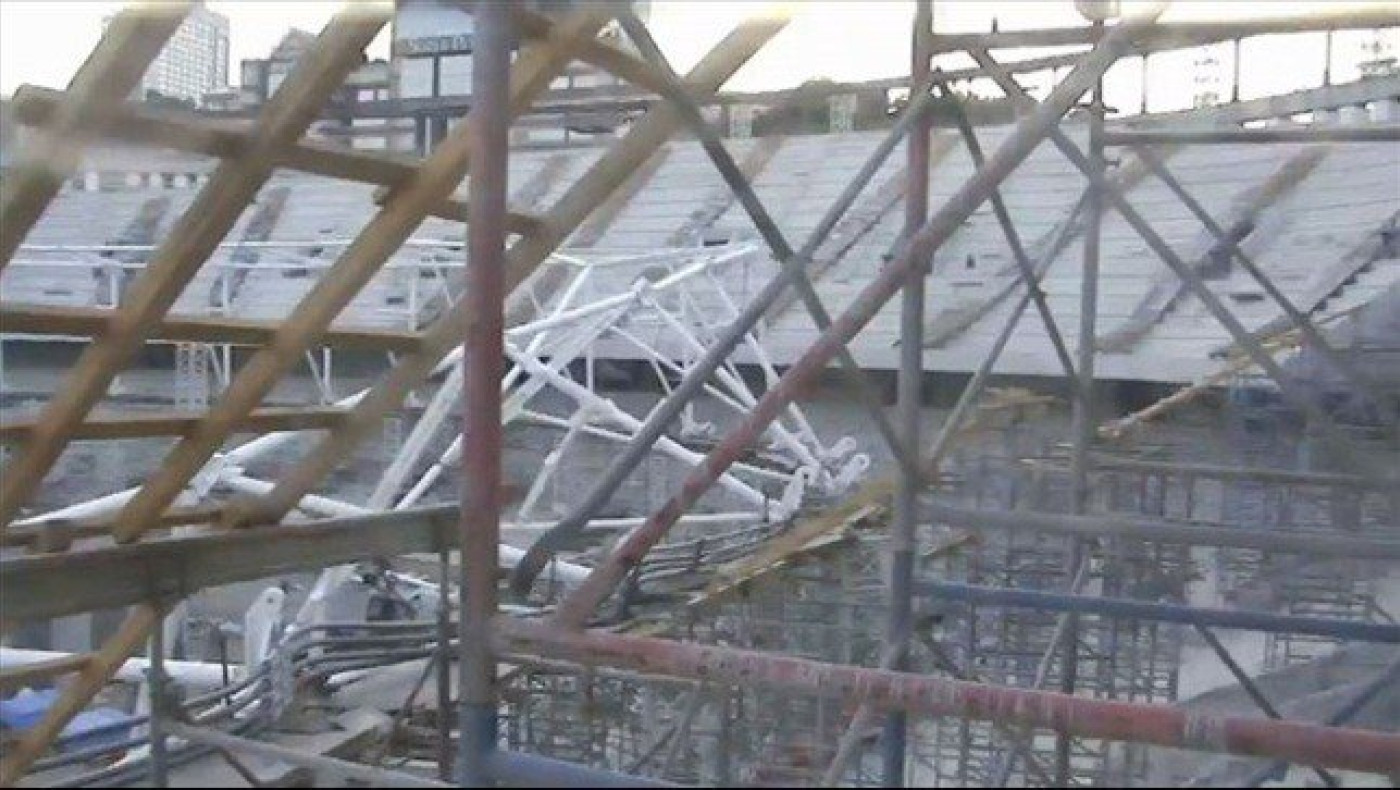 Ατύχημα με δύο τραυματίες στο νέο γήπεδο της Μπεσίκτας 