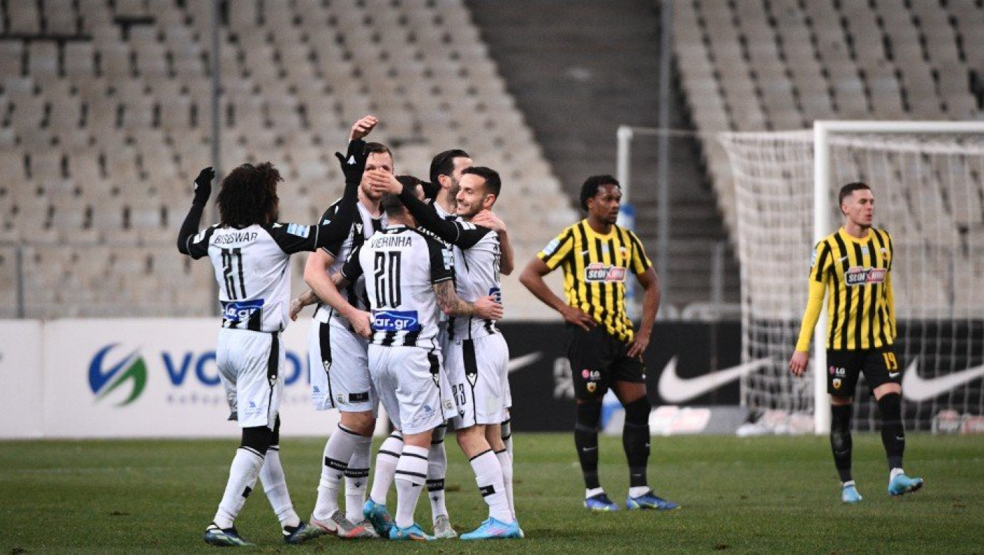 ΑΕΚ-ΠΑΟΚ: Το υπέροχο γκολ της ανατροπής με τον Μιτρίτσα