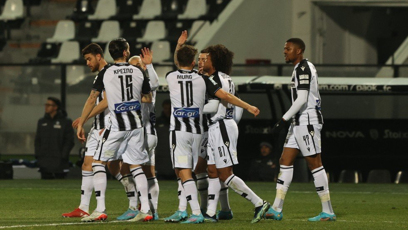 Σέντρα Σάστρε, ανάποδη κεφαλιά Κρέσπο και προβάδισμα για τον ΠΑΟΚ