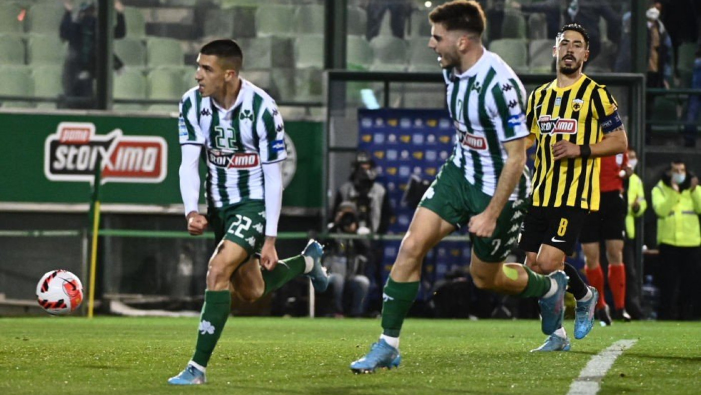 Εντυπωσιακός Παναθηναϊκός, δύο γκολ σε τρία λεπτά επί της ΑΕΚ