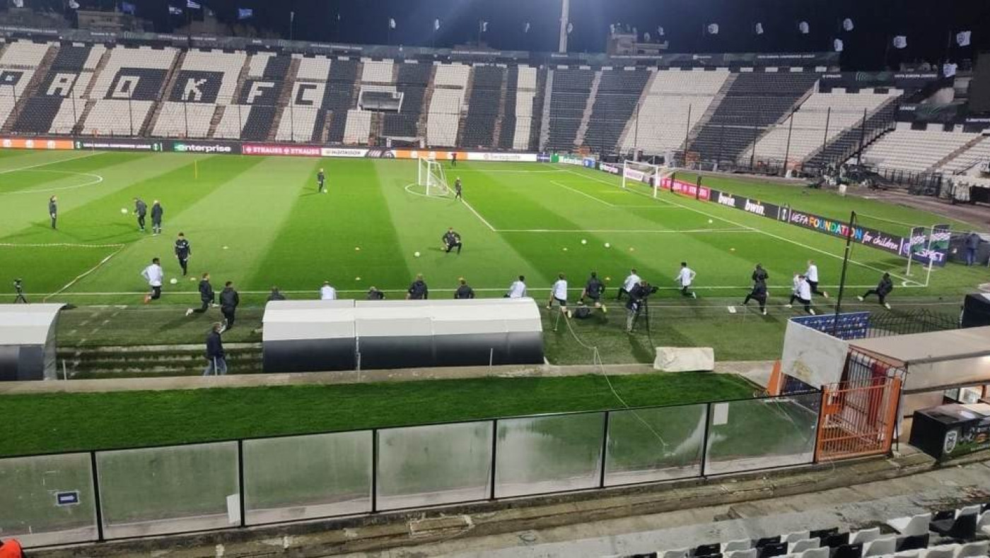 Η προπόνηση της Μίντιλαντ στην Τούμπα