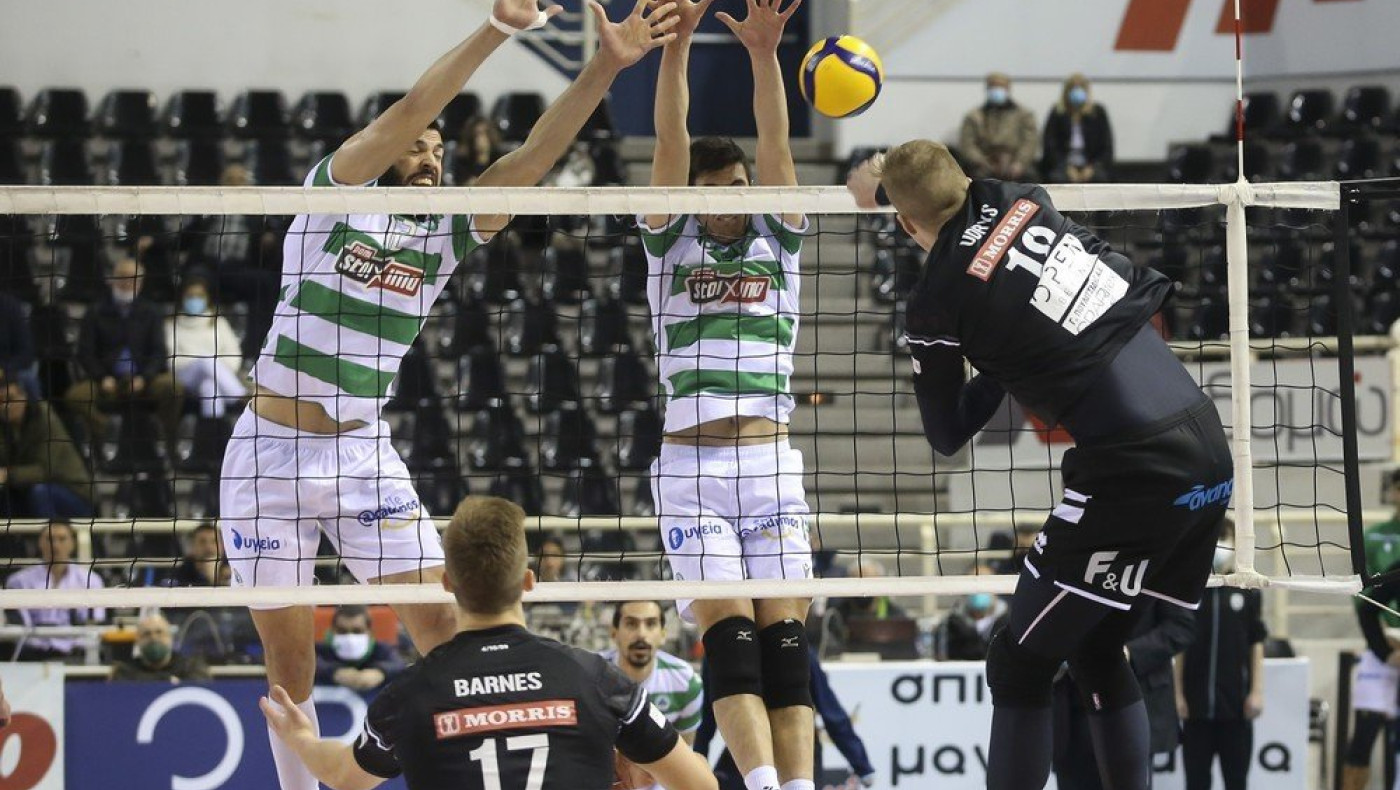 ΠΑΟΚ - Βόλεϊ: Έχασε από τον Παναθηναϊκό και μαζί και την πρωτιά