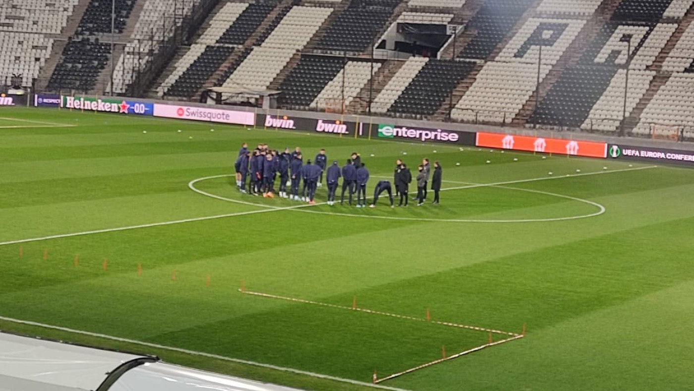 Η τελευταία προπόνηση της Γάνδης πριν τη μάχη με τον ΠΑΟΚ