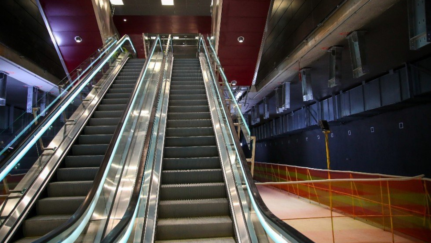 Μετρό Θεσσαλονίκης: Μπαίνουν κυλιόμενες σκάλες στον σταθμό της Αγίας Σοφίας