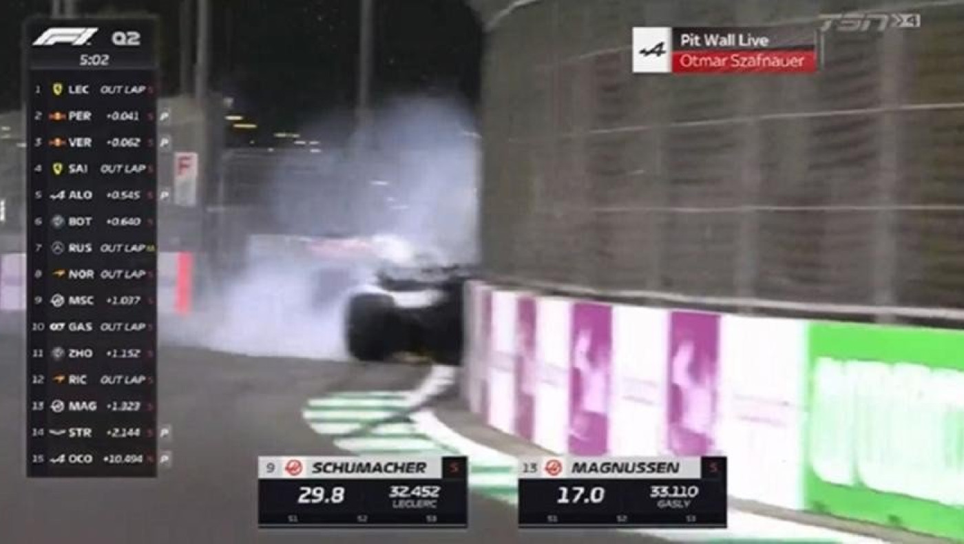 Formula 1, GP Σαουδικής Αραβίας: Τρομακτική σύγκρουση του Μικ Σουμάχερ (vid)