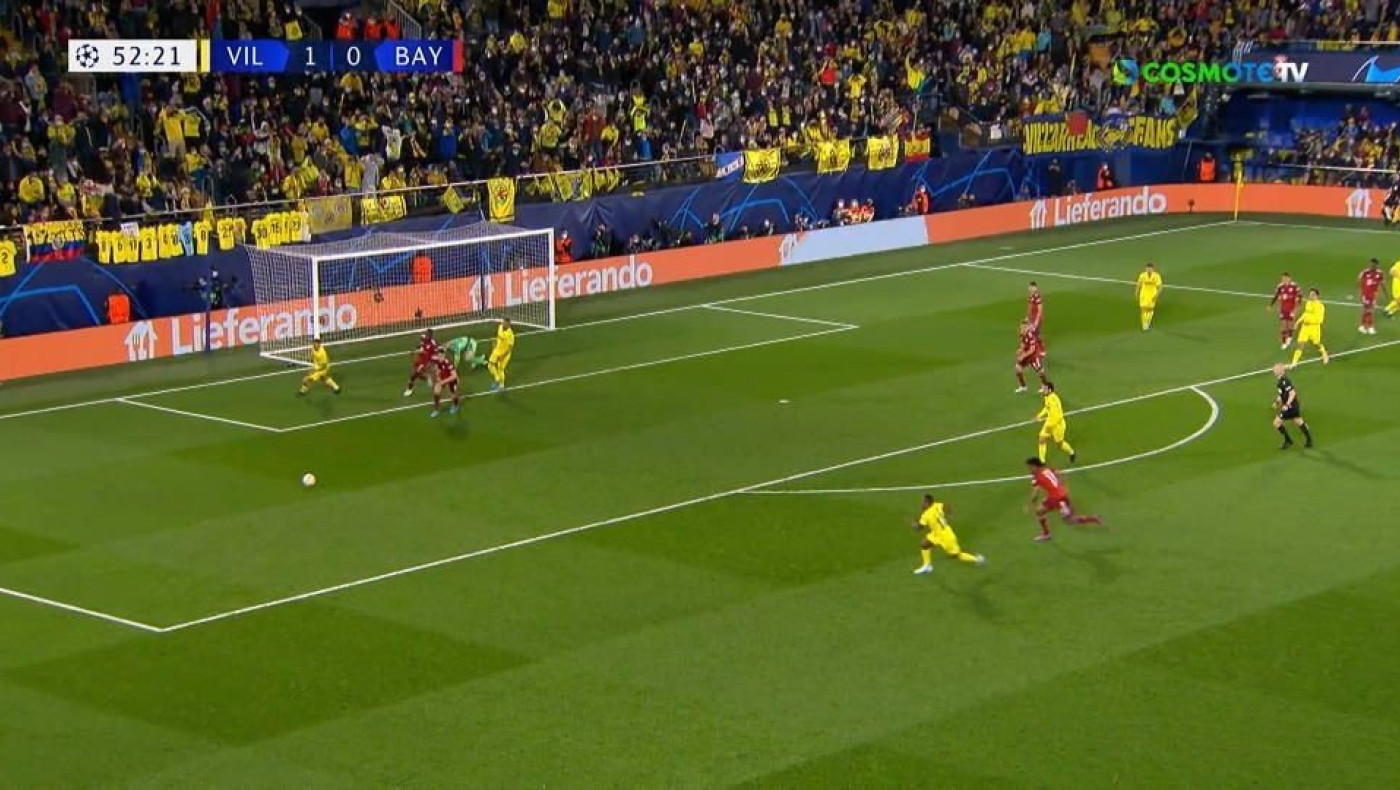 Βιγιαρεάλ-Μπάγερν Μονάχου: Ο κεραυνός του Μορένο βρήκε στο δοκάρι