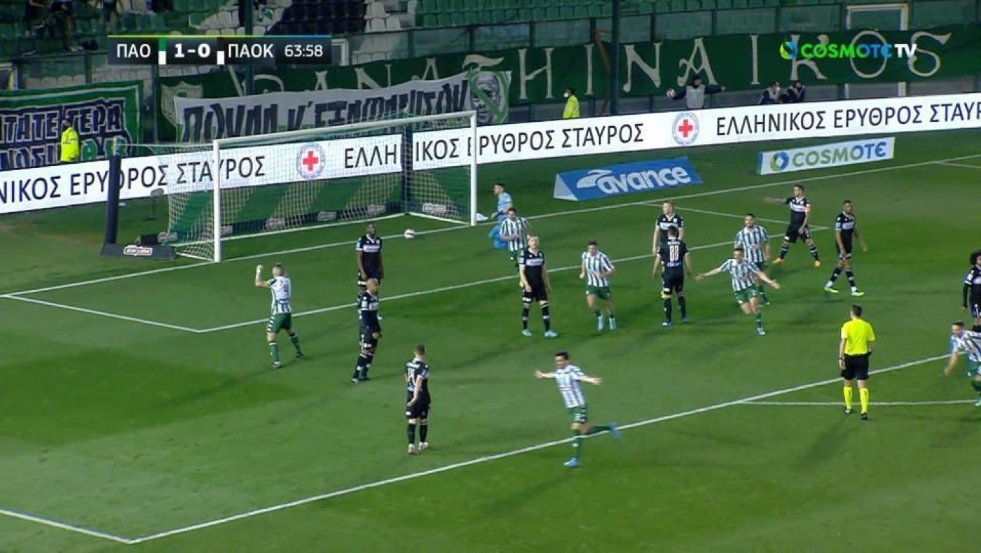 Το 2-0 του Παναθηναϊκού κόντρα στον ΠΑΟΚ