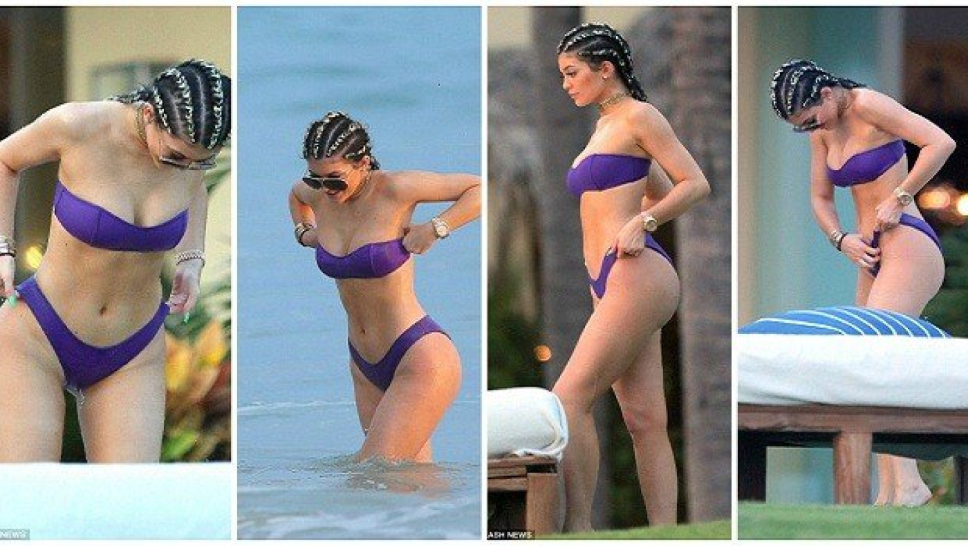 Το μοβ μπικίνι της Κάιλι Τζένερ (Pics)