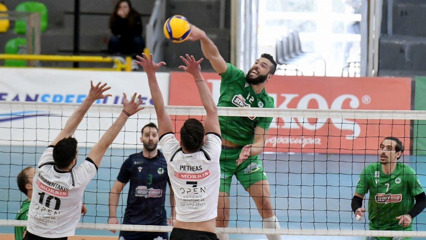 Βόλεϊ: Ο ΠΑΟΚ έχασε χωρίς αντίσταση από τον Παναθηναϊκό