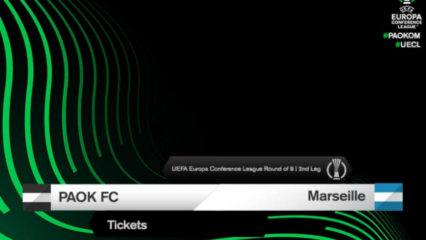 ΠΑΟΚ: Πότε ξεκινά η διάθεση εισιτηρίων για τη μεγάλη ρεβάνς με τη Μαρσέιγ!