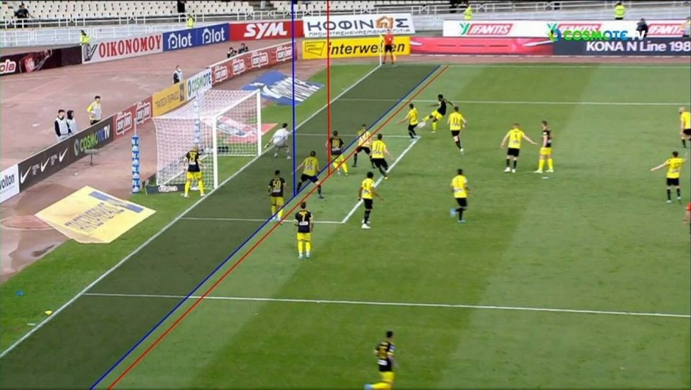 Γκάφα της άμυνας της ΑΕΚ και 1-2 ο Άρης με τον Σάσα