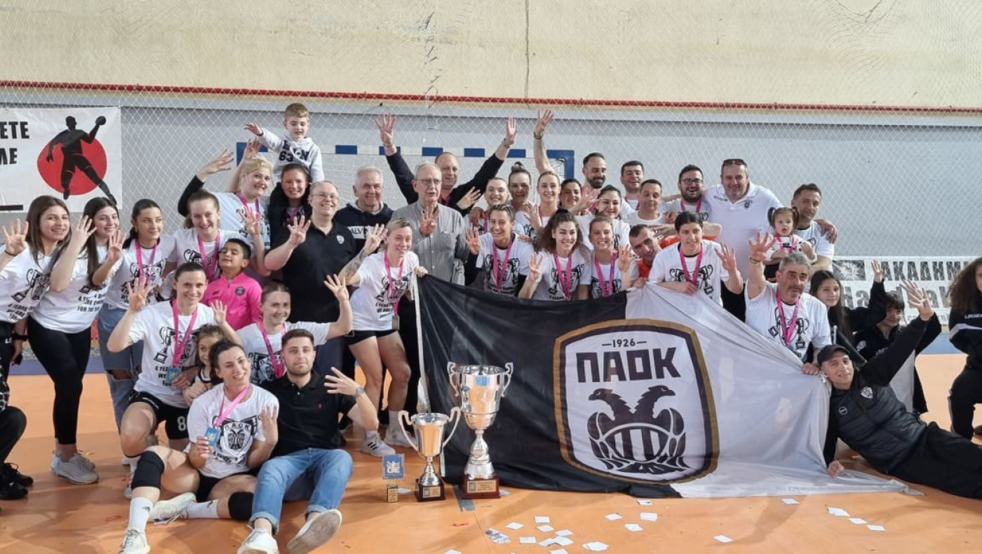 Έκσταση στον ΠΑΟΚ για Πρωτάθλημα και νταμπλ, οι δηλώσεις Πελεκίδη και αθλητριών