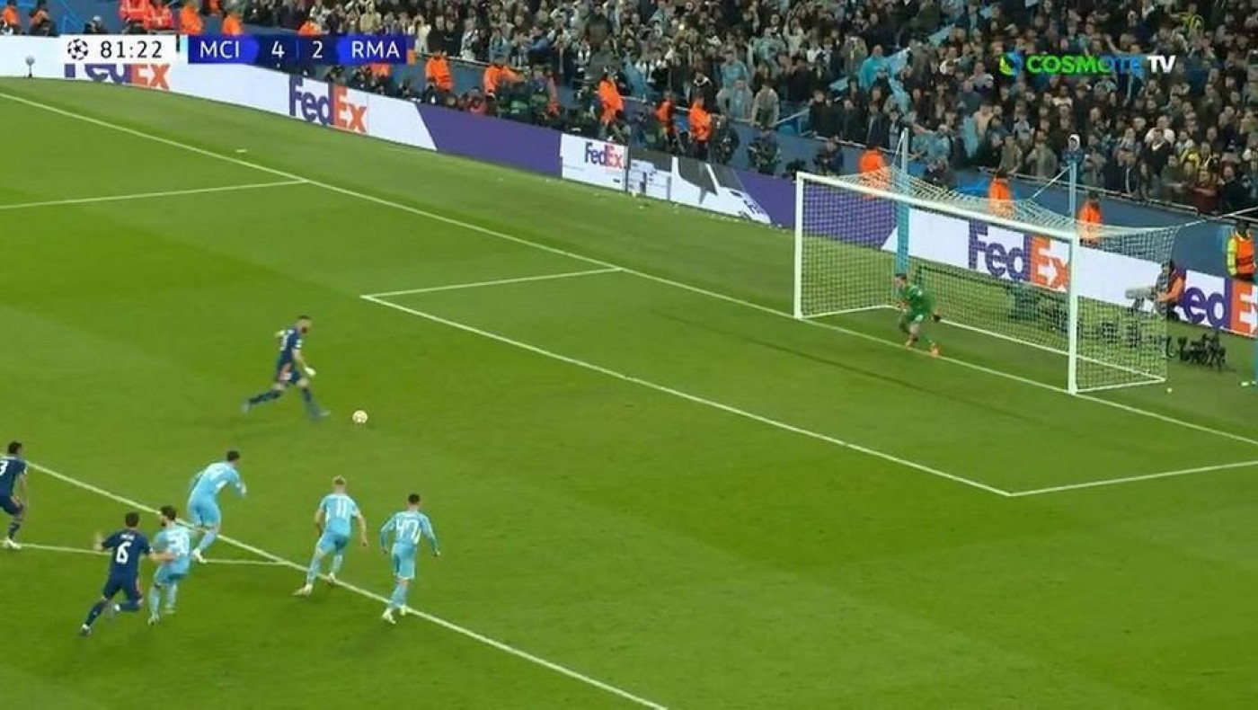 Ξανά στο παιχνίδι της πρόκρισης η Ρεάλ, μείωσε ο Μπενζεμά σε 4-3