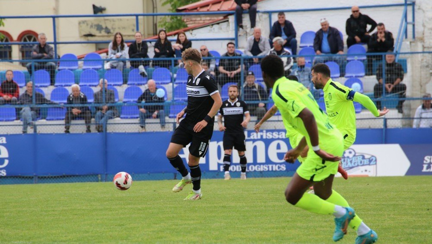 Λύγισε ο ΠΑΟΚ Β' στην Λάρισα