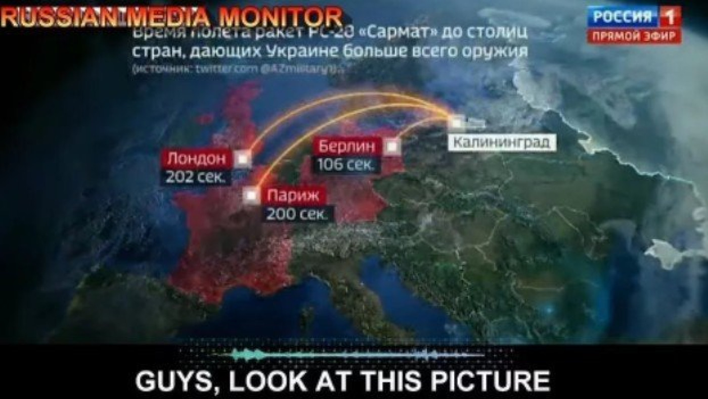 Ρωσία: Προσομοίωση πυρηνικής επίθεσης - Σε δευτερόλεπτα καταστρέφονται Λονδίνο, Παρίσι, Βερολίνο!