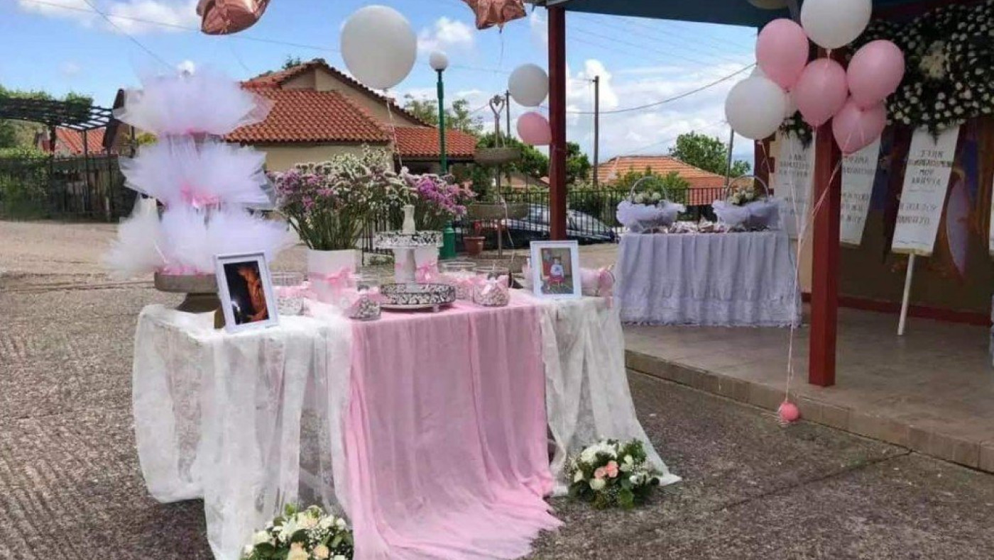 Ραγίζουν καρδιές στην κηδεία της 3χρονης: Ροζ μπαλόνια και κουφέτα