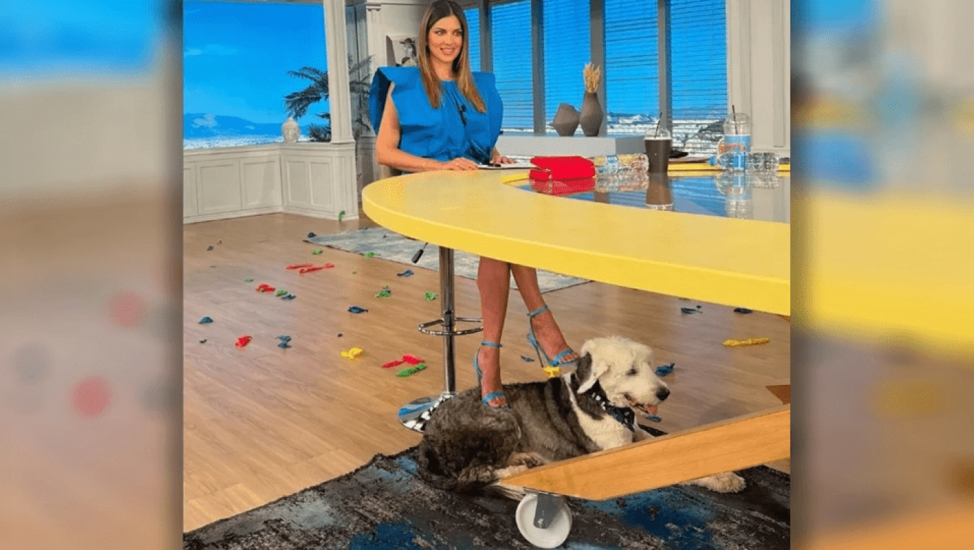 Θύελλα αντιδράσεων για τη φωτογραφία της Τσιμτσιλή που... πατάει τον σκύλο της