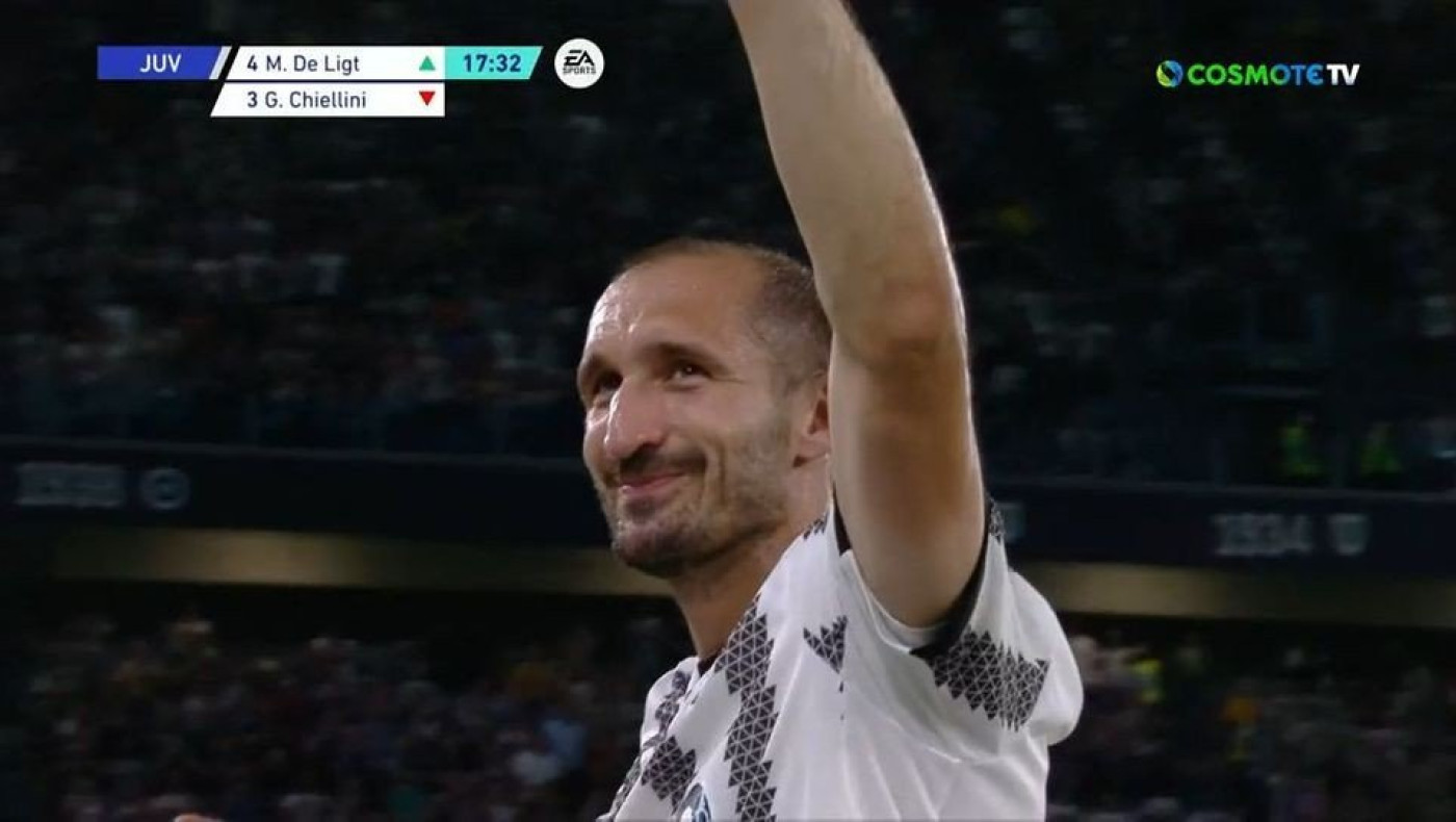 Συγκίνηση στο «αντίο» του Κιελίνι στη Γιουβέντους μετά από 17 χρόνια