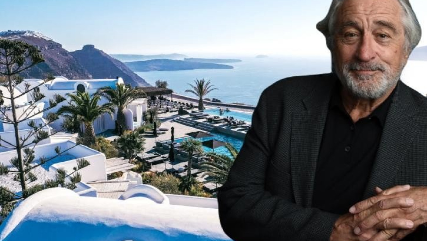 Εγκαίνια για το ξενοδοχείο του Robert De Niro στη Σαντορίνη