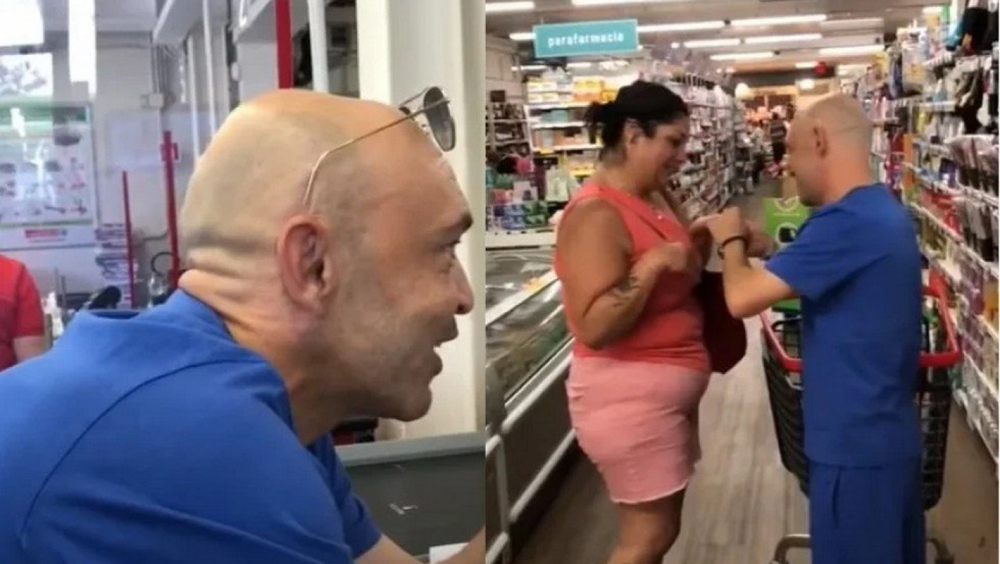 ΈΠΟΣ: Της έκανε πρόταση γάμου μέσα σε... σούπερ μάρκετ!