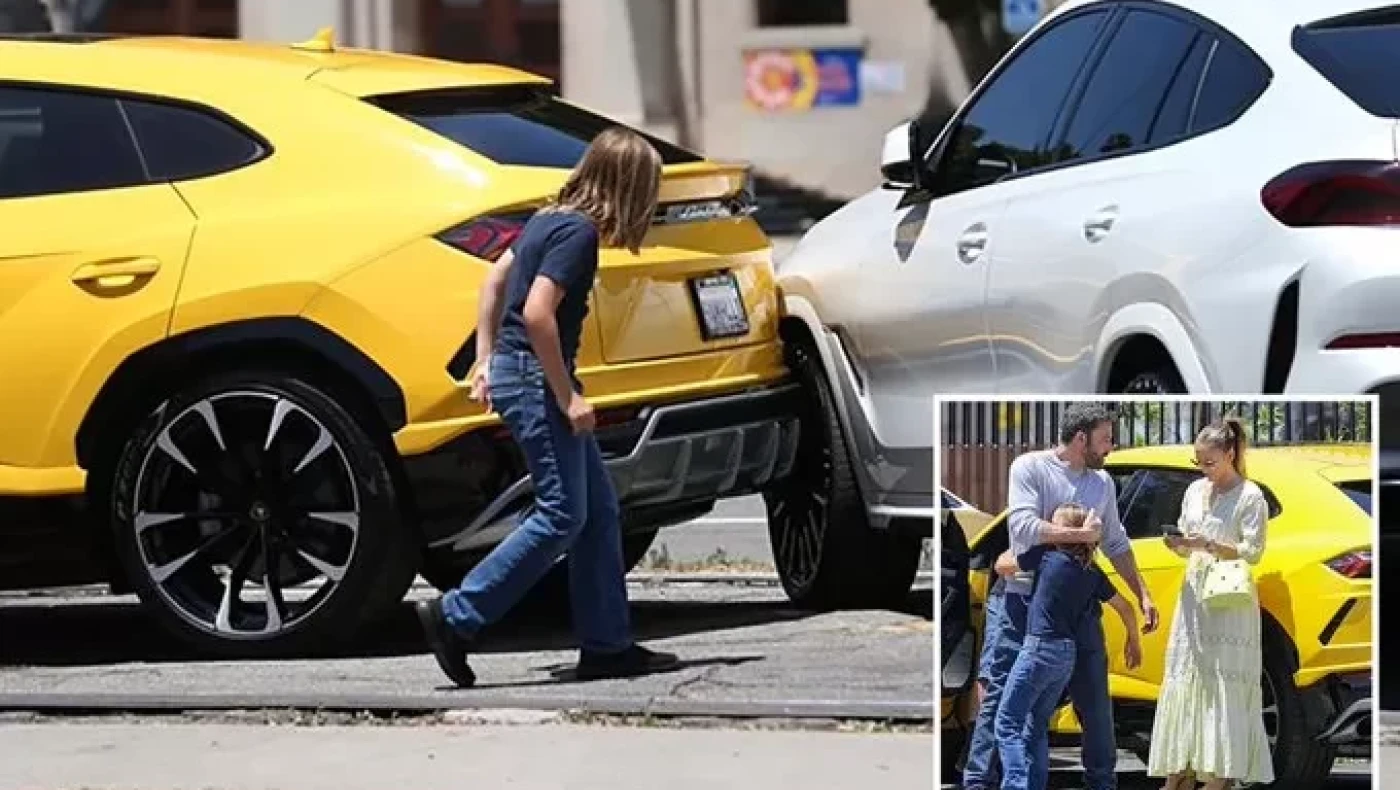Ο 10χρονος γιος του Μπεν Άφλεκ έριξε μια Lamborghini πάνω σε μια BMW!