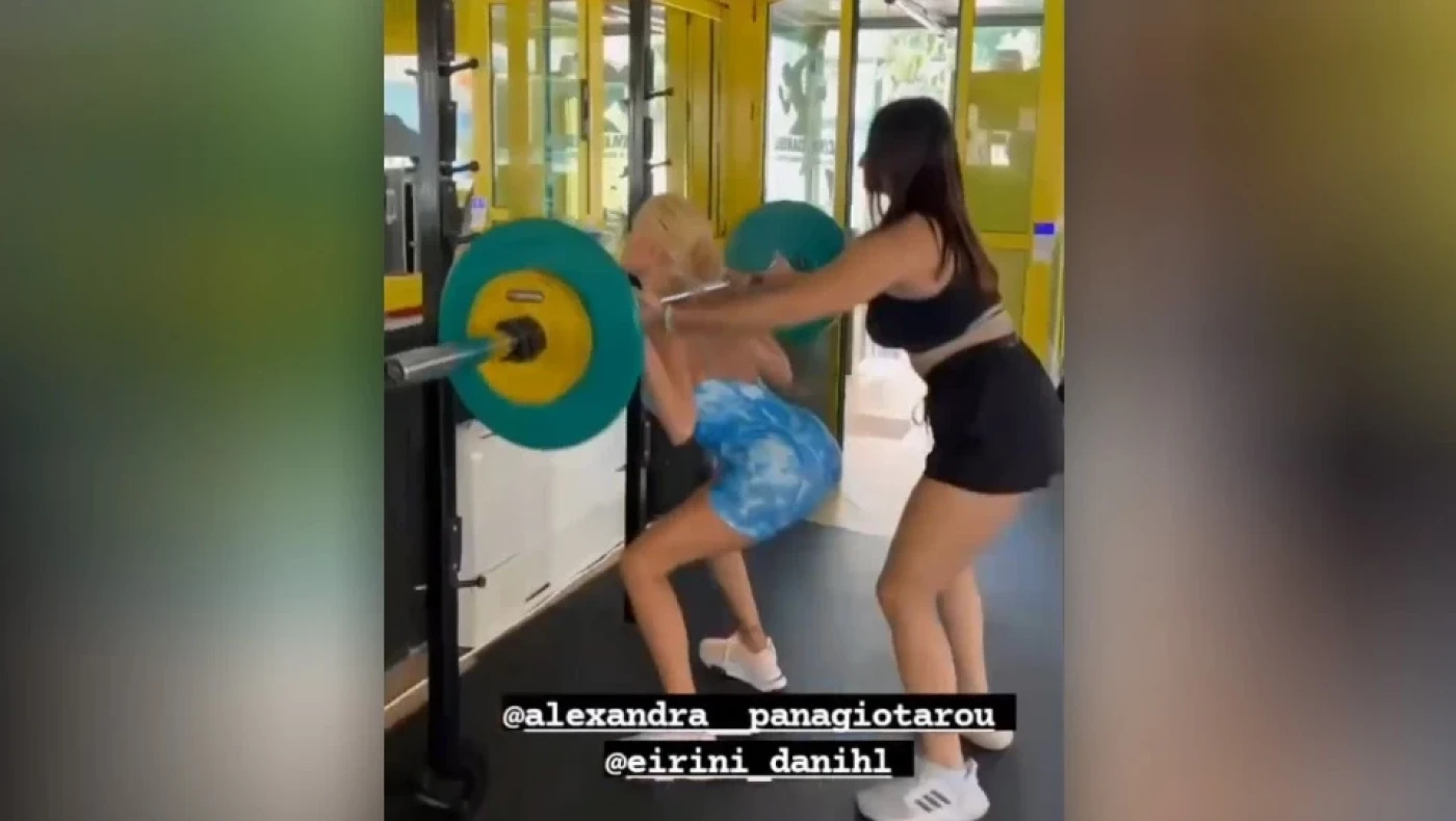 Αλεξάνδρα Παναγιώταρου: Κάνει βάρη και δείχνει την καλλίγραμμη σιλουέτα της