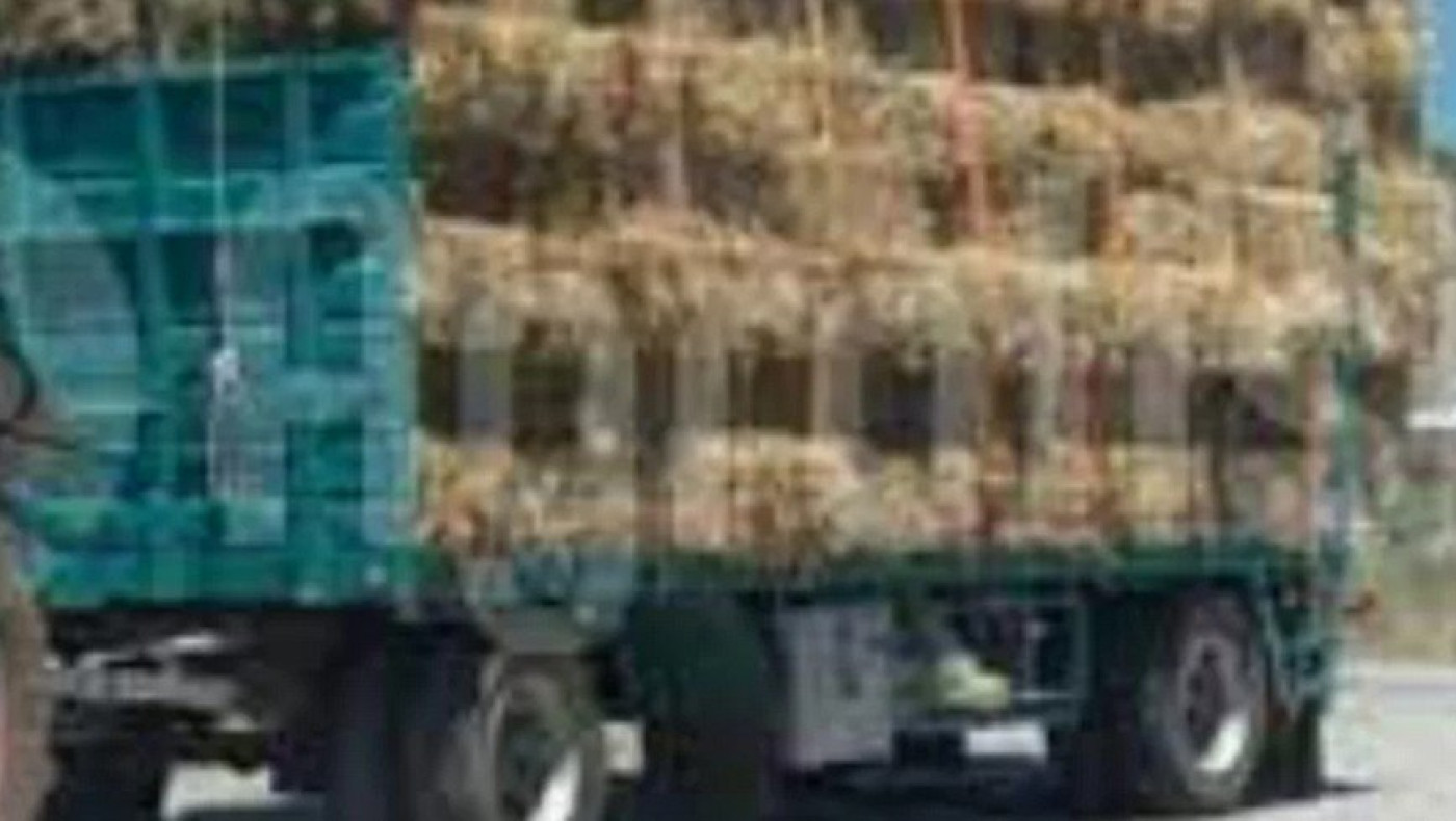 Κοζάνη: Σπάνιο τροχαίο ατύχημα -«Μπάλα» άχυρου έπεσε από φορτηγό στον δρόμο, ανετράπη διερχόμενο ΙΧ