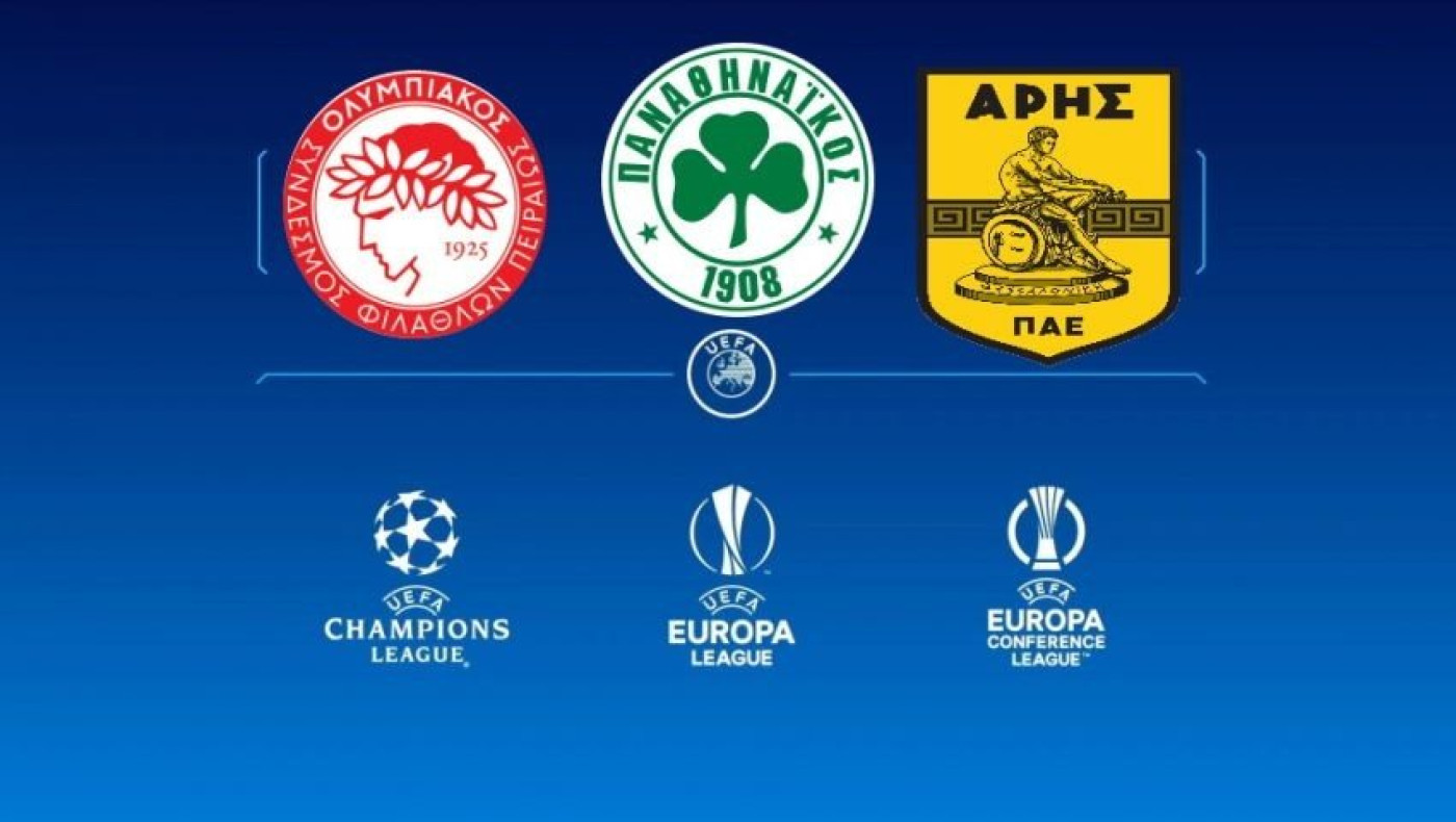Τηλεοπτικά: Πού θα δείτε τα ευρωπαϊκά ματς Άρη, Ολυμπιακού και ΠΑΟ