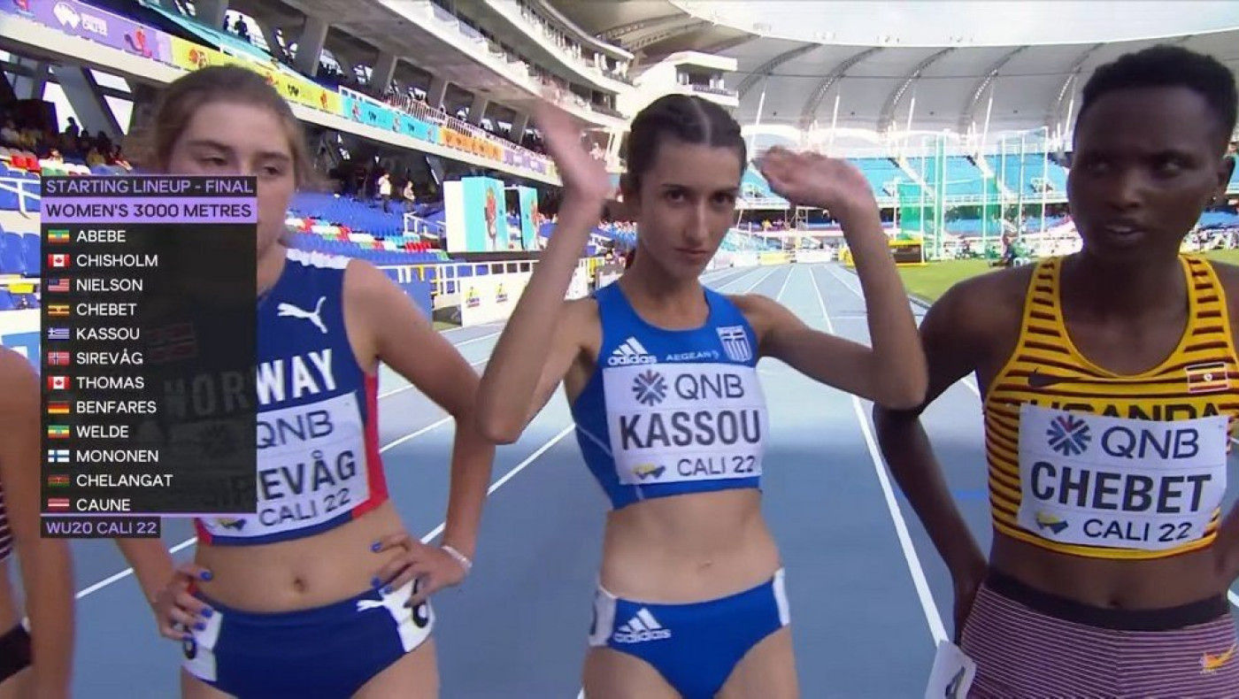 Παγκόσμιο Κ20 Κάλι: Τρομερή Μαρία Κάσσου, 8η στον κόσμο στα 3000μ.