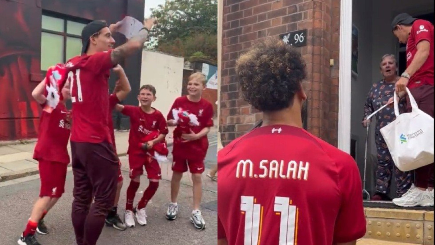 Τσιμίκας: Τα δώρα με Σαλάχ και το... «Tsimi Tsimi Tsimi our Kostas Tsimikas!»