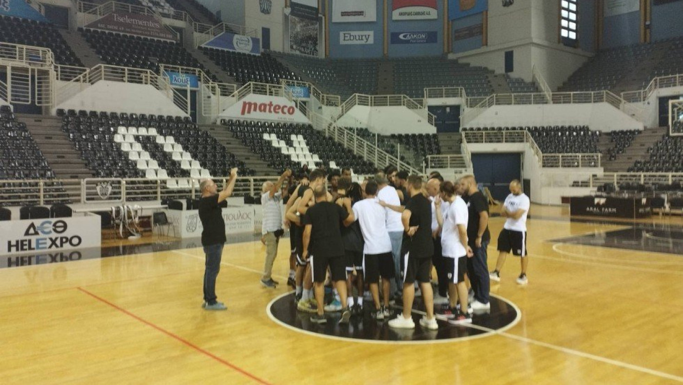 Η πρώτη προπόνηση του ΠΑΟΚ Mateco!