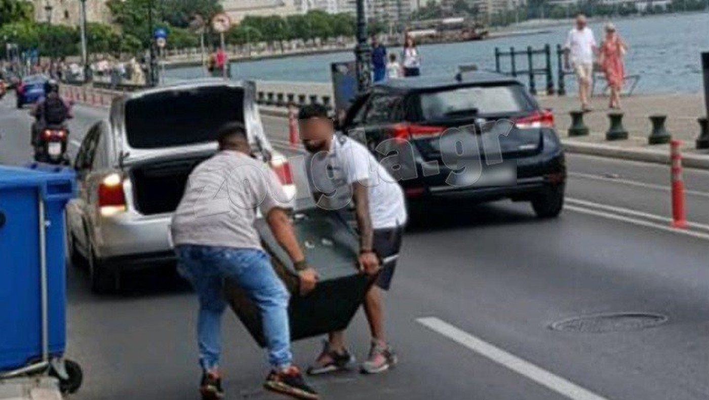 Βίντεο ντοκουμέντο από την αρπαγή χρηματοκιβωτίου στη Θεσσαλονίκη