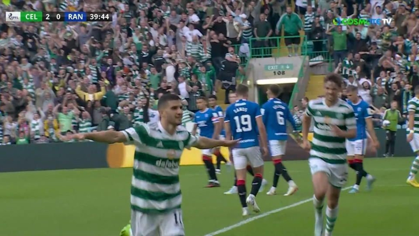 Τριάρα ημιχρόνου για τη Σέλτικ του Γιακουμάκη στη Ρέιντζερς του Τσόλακ