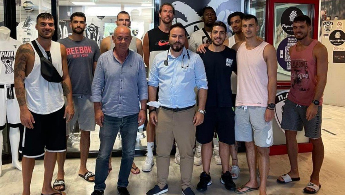 Δίπλα στο βόλεϊ του ΠΑΟΚ ο Δ. Γκολιδάκης, πέρασε από καρδιολογικές εξετάσεις τους παίκτες