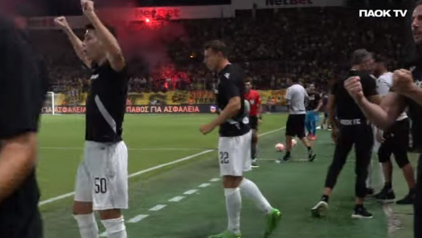 Η παρακάμερα του ΠΑΟΚ από το ντέρμπι: Η αποθέωση και οι αντιδράσεις στον πάγκο