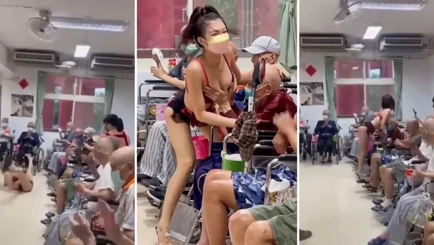 Έξαλλο πάρτι σε γηροκομείο της Ταϊλάνδης: Στρίπερ διασκέδασε ηλικιωμένους