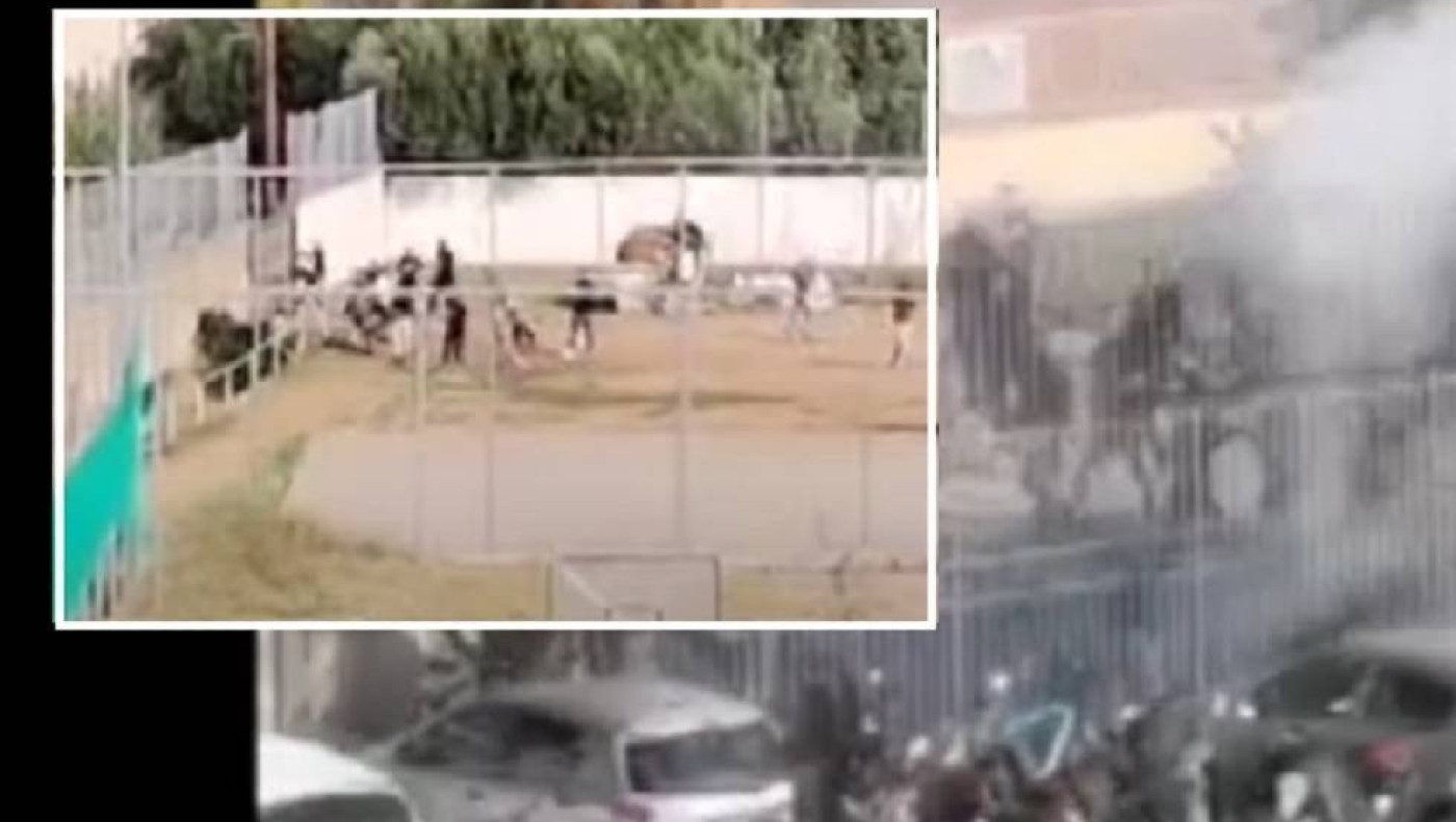 Καλαμάτα - Προοδευτική: Συμπλοκές μεταξύ οπαδών κατά την διάρκεια του αγώνα (vids)