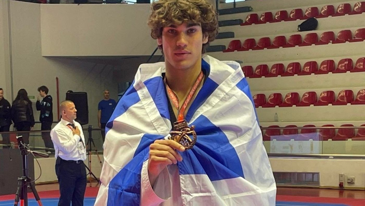 Στο βάθρο ο Γιώργος Πανταζής: Πήρε το χάλκινο στο Ευρωπαϊκό πρωτάθλημα U21 του ταεκβοντό