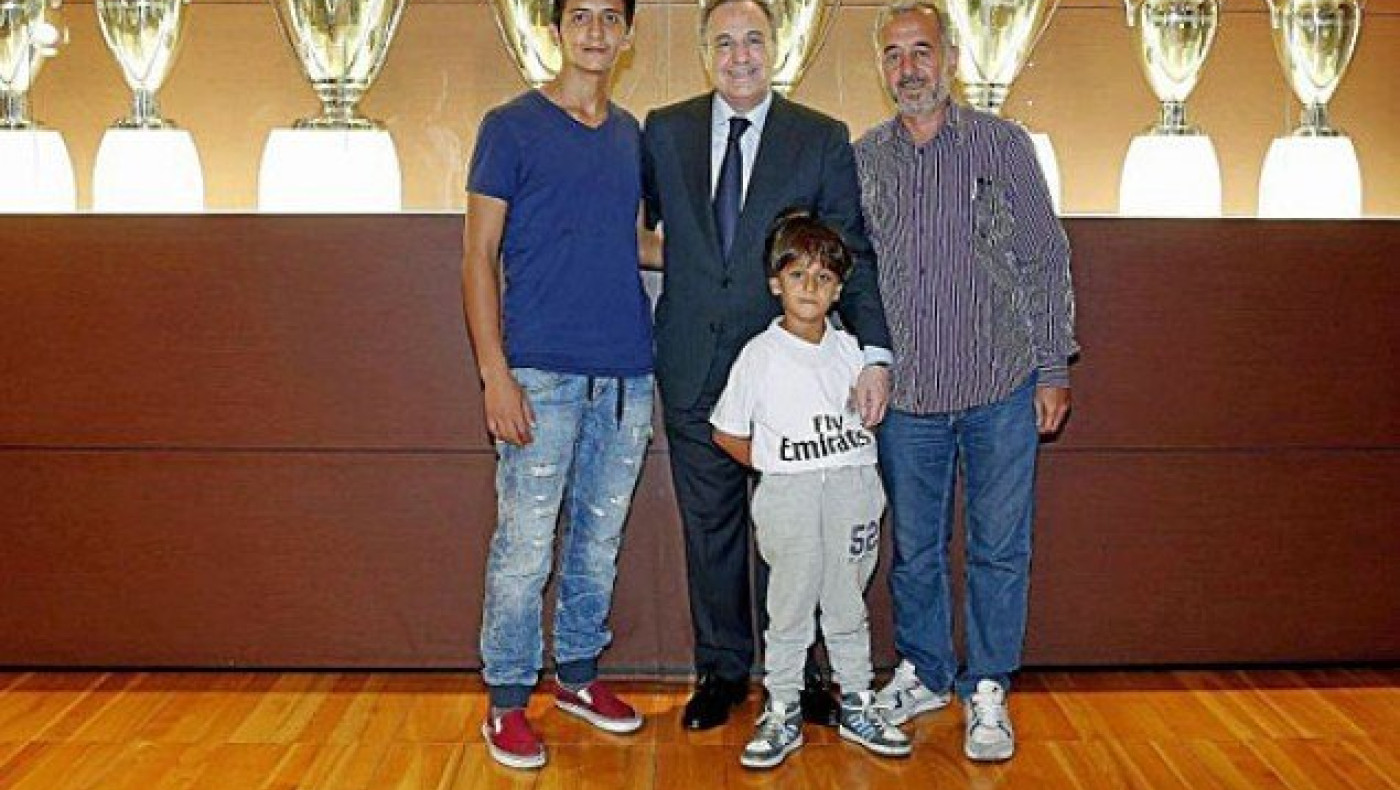 Στο Μπερναμπέου ο μικρός Ζαΐντ