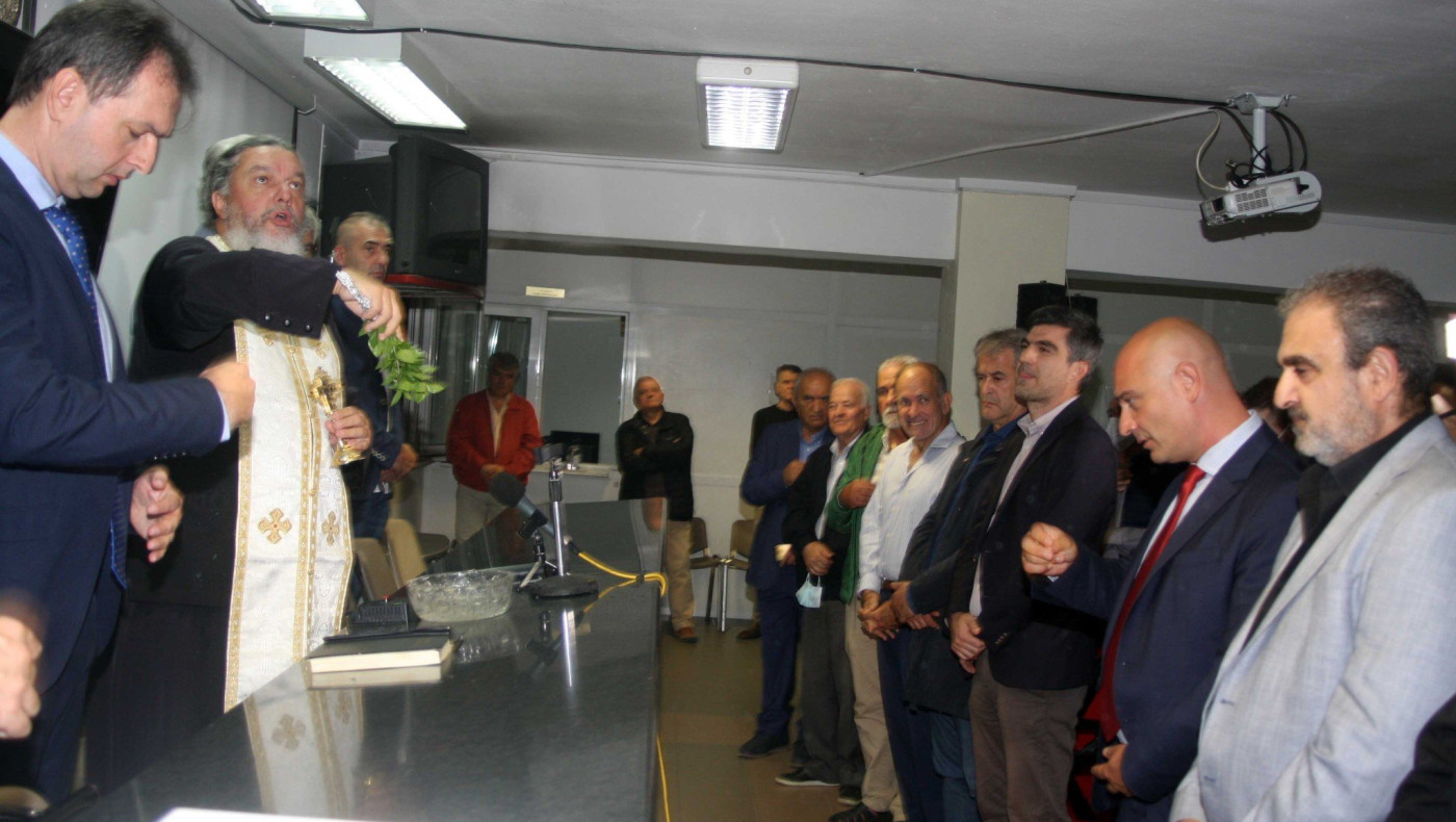 Ο αγιασμός του συνδέσμου διαιτητών ποδοσφαίρου Θεσσαλονίκης