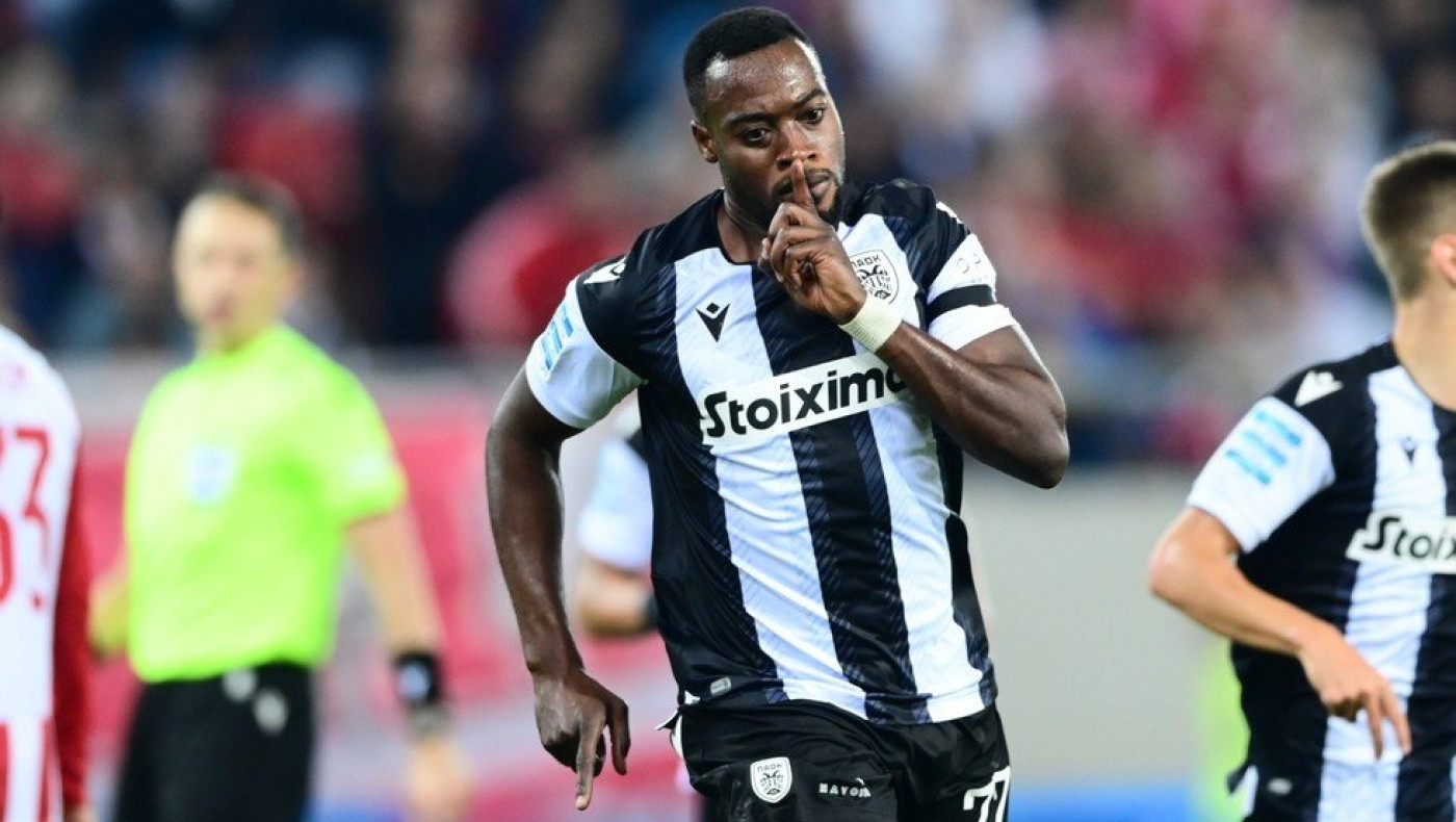 Ξανά μπροστά ο ΠΑΟΚ, 1-2 με γκολάρα Νάρεϊ μέσα στο «Καραϊσκάκης»