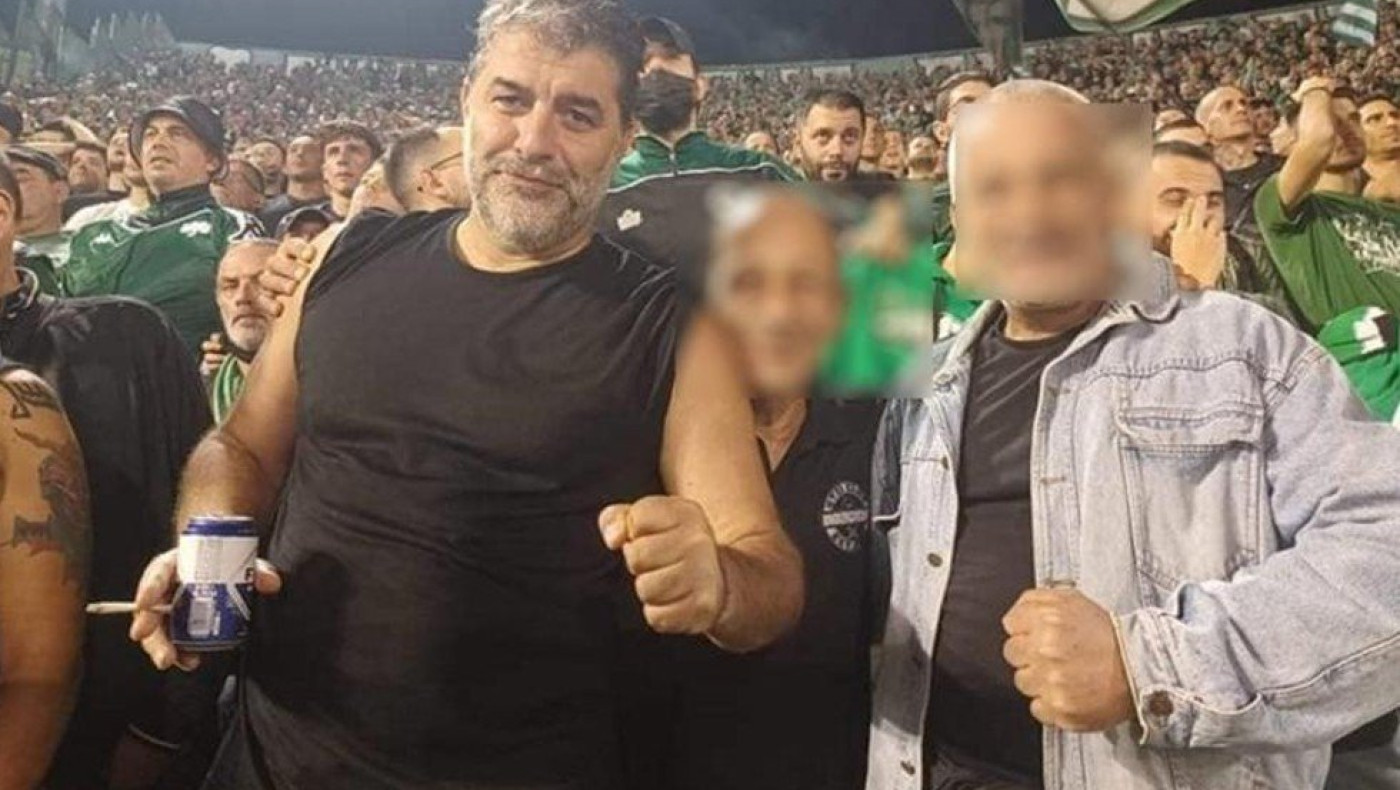 Οπαδικά στη Θύρα 13 έζησε ο Μπισμπίκης την νίκη του Παναθηναϊκού επί του Άρη