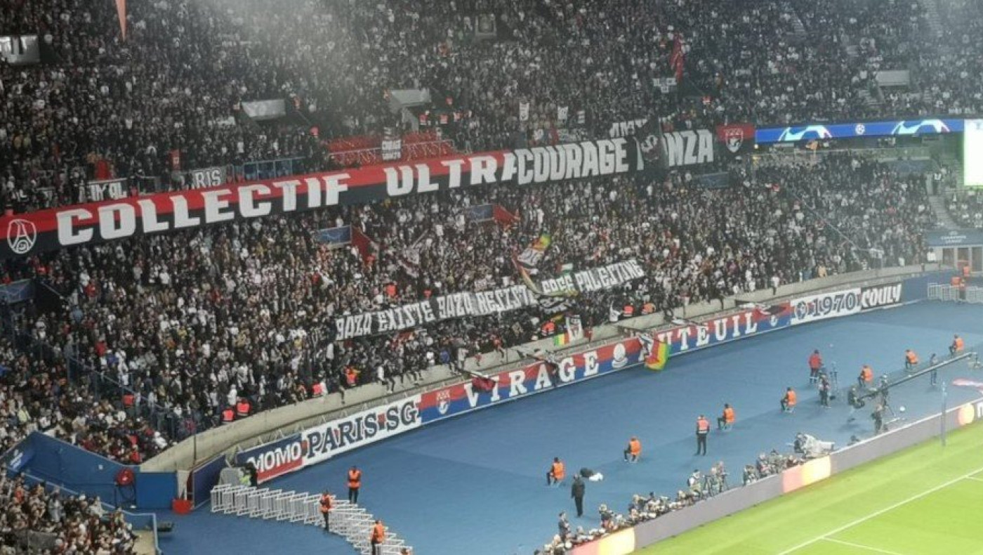 Η UEFA τιμωρεί την Παρί για πανό υπέρ υπέρ της Παλαιστίνης